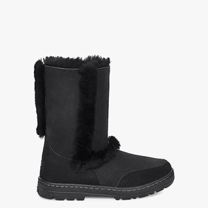 Ugg Sundance Short II Revival Women Classic Boots Black (0718UAQHD)